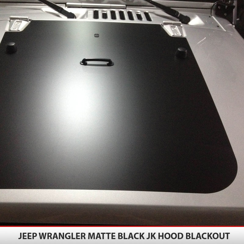 Jeep Wrangler JK Blackout Hood 2007-2017