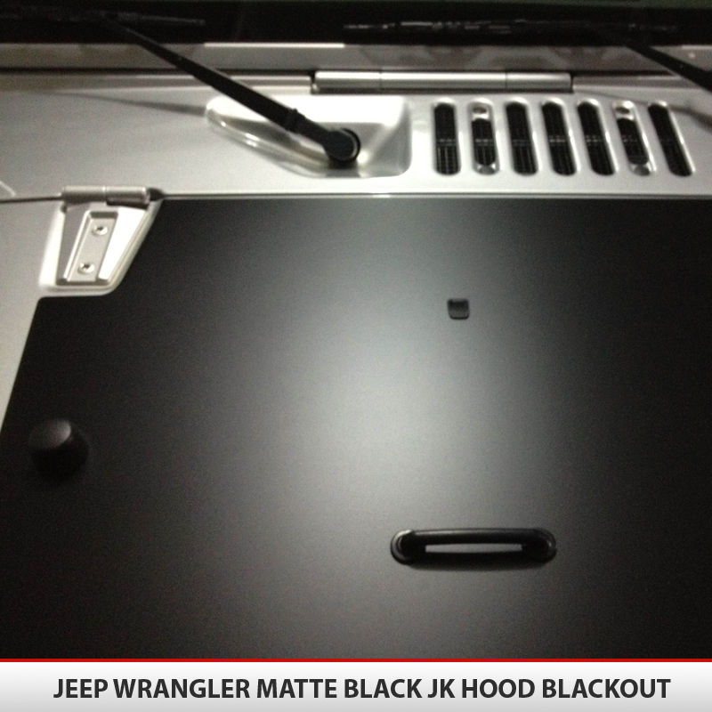 Jeep Wrangler JK Blackout Hood 2007-2017