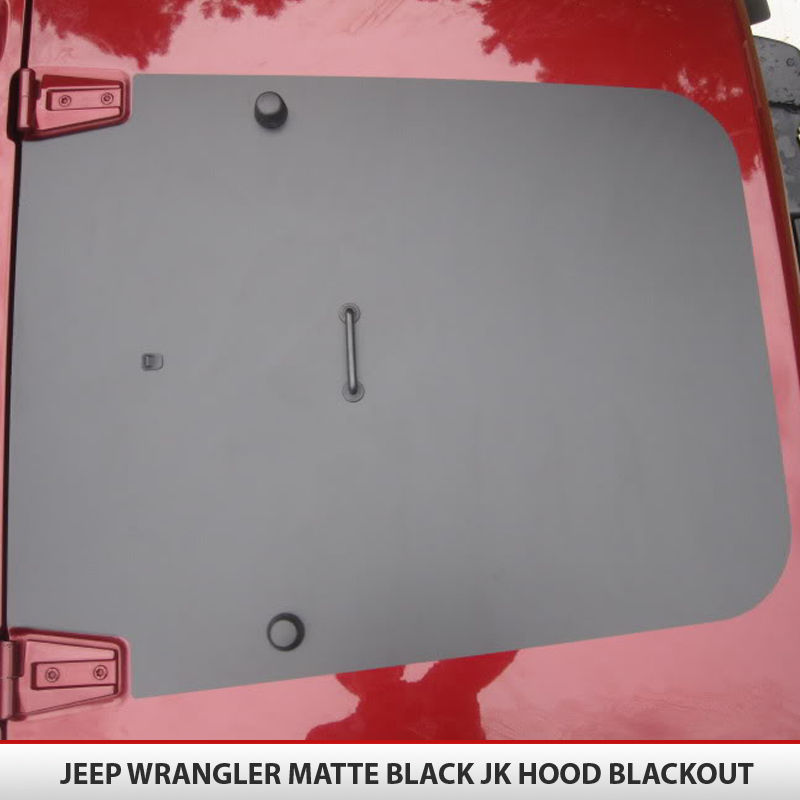 Jeep Wrangler JK Blackout Hood 2007-2017