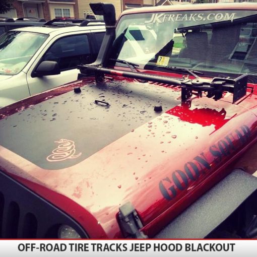 Jeep Wrangler JK Blackout Hood 20072017 AlphaVinyl