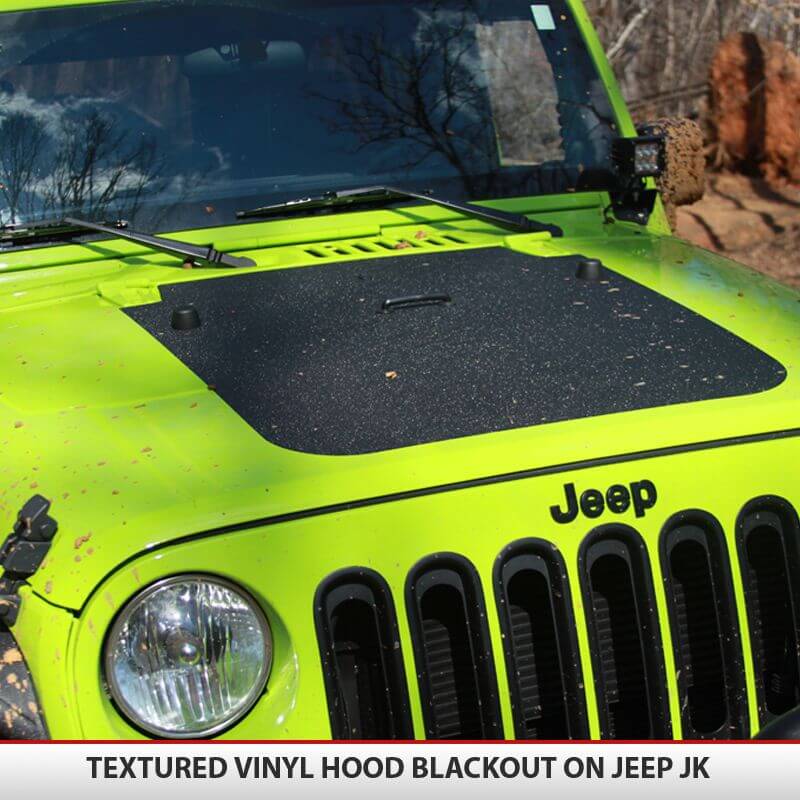 Jeep Wrangler JK Blackout Hood 2007-2017