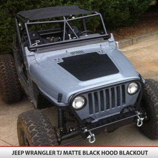 Jeep Cherokee XJ Blackout Hood AlphaVinyl