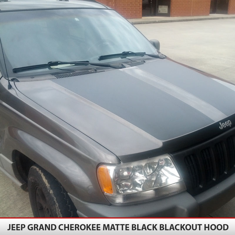 Jeep Grand Cherokee Blackout Hood | AlphaVinyl