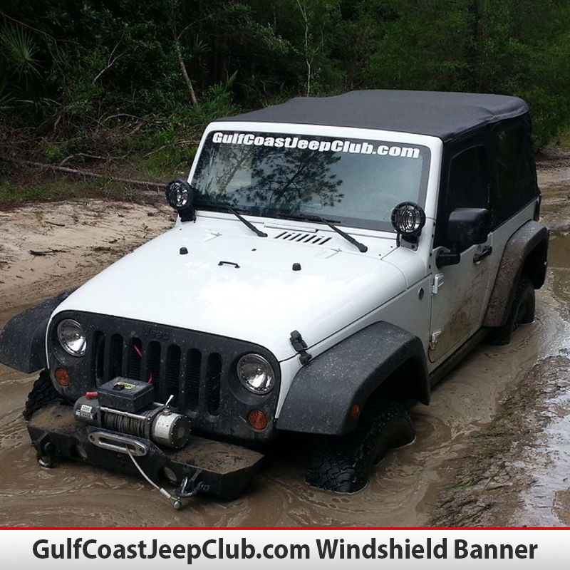 Jeep Recovery unit decal sticker windshield banner bumper sticker toyota fj