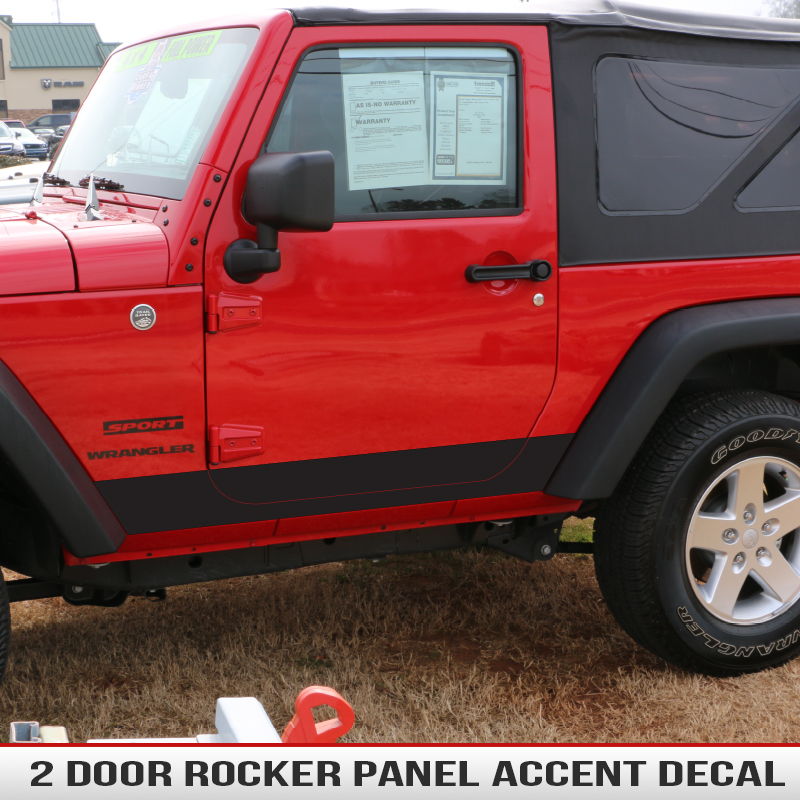 Rocker Panel Accent Decal JK 2Dr/4Dr | AlphaVinyl