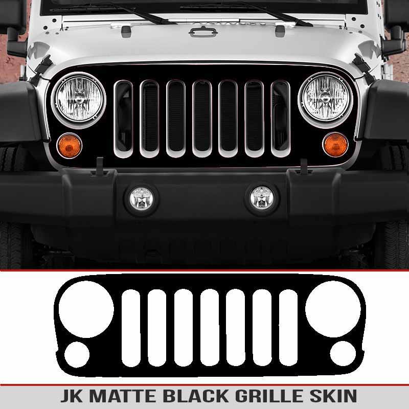 matte-black-jeep-wrangler-jk-grille-skin-breastcancer-awareness-girl-jeep-decal  | AlphaVinyl