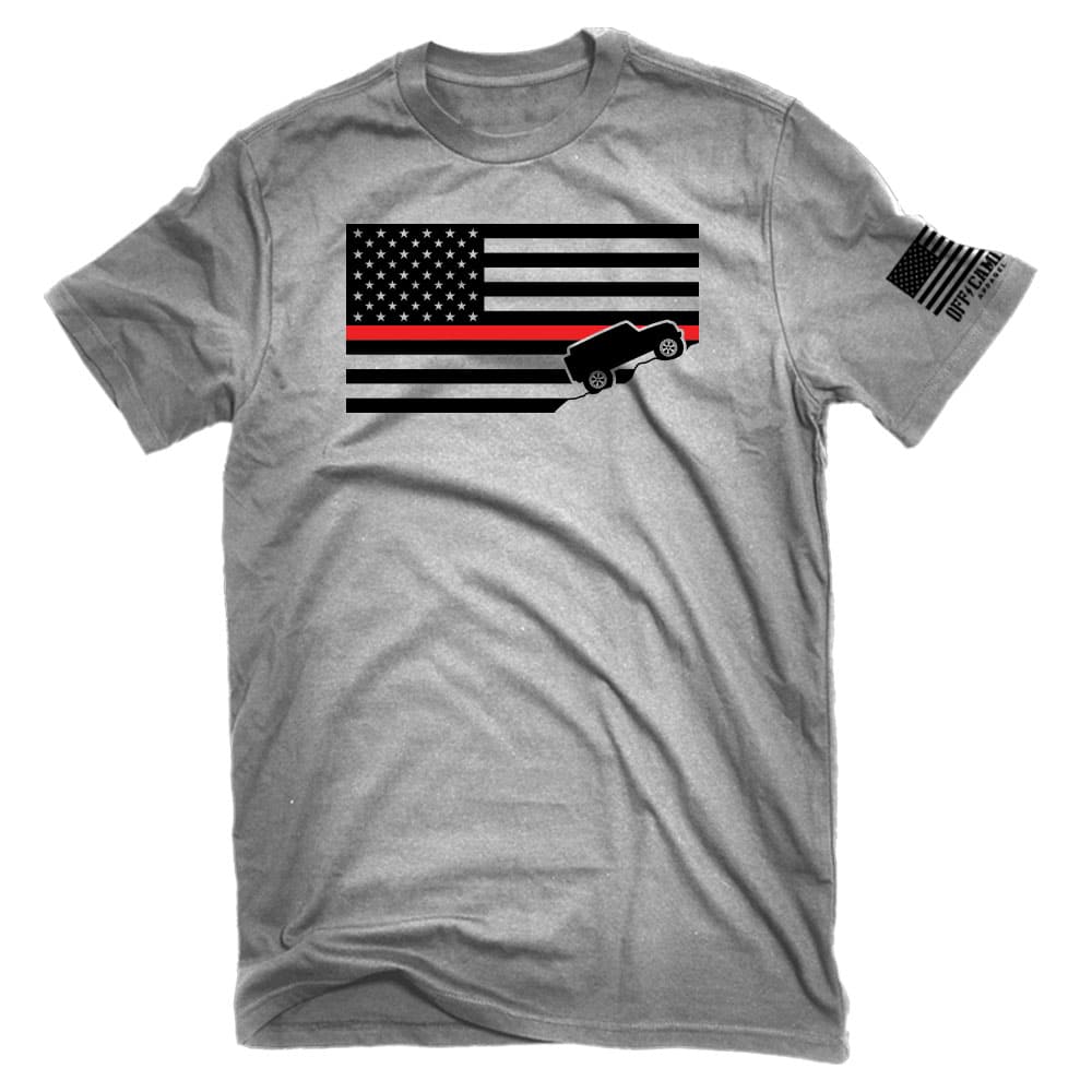 thin red line flag shirt