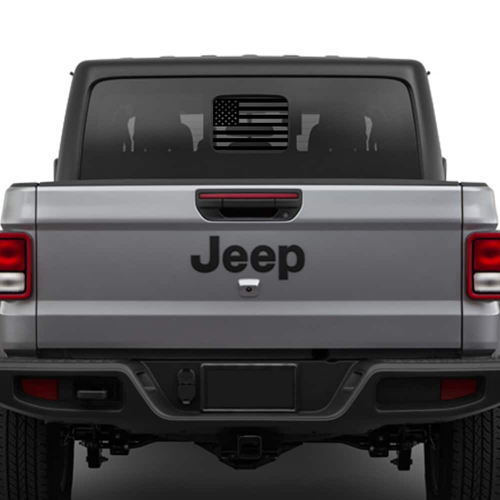 Jeep Wrangler JT '19+ Jeep Truck USA Rear Window | AlphaVinyl